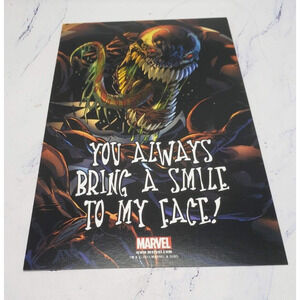 Marvel Comics Venom Promo Collectible Postcard Valentines 2012 #1